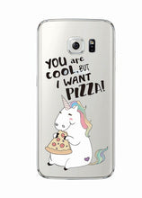 Load image into Gallery viewer, Cute Unicorn Rainbow Pizza Coffee Cartoon