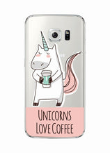 Load image into Gallery viewer, Cute Unicorn Rainbow Pizza Coffee Cartoon