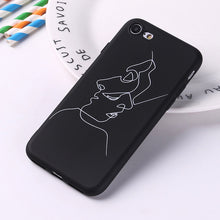 Load image into Gallery viewer, Abstract Lover Face Black Soft